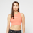 Karl Kani Small Signature Essential Racer Rib Top arancione