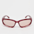 Karl Kani Retro Oval Shaped Sunglasses rouge