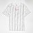 Karl Kani Small Signature Essential Pinstripe Tee Junior weiß