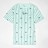 Karl Kani Signature Palm Pinstripe T-Shirt Junior tirkizna