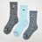 New Balance 3 PACK - Patch Logo Seasonal Crew blau
