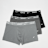 Nike 3 PACK - Everyday Cotton Stretch Trunk noir