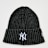 New Era Washed Beanie MLB New York Yankees preto