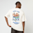 New Era Oversized Graphic Tee 1 beige