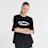 New Balance Linear Heritage Oversized T-Shirt crna