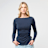 Decibel Gathered Longsleeve blauw