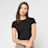 Urban Classics Ladies Stretch Jersey Cropped Tee schwarz