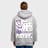 Mister Tee Manga Girl Fluffy Hoody grigio