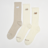 New Balance 3 Pack - Everyday Seasonal Crew beż
