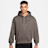 Jordan Brooklyn Oversized Full Zip Hoodie gris