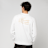 Lacoste Track-Jacke Paris aus Jacquard mit Reißverschluss weiß