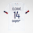 Nike Doué / No. 14 / Paris Saint-Germain Nike Kids Away Stadium 2024/25 weiß