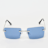 SNIPES Frameless Sunglasses bleu