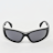 SNIPES Retro Oval Shaped Sunglasses negro