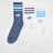 adidas Originals 3 PACK - 3 Stripes Crew Sock bianco