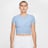 Nike   Sportswear Chill Knit Cropped T-Shirt bleu