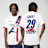 Nike B. Barcola / No. 29 / PSG DRI-Fit Jersey Shortsleeve Stadium blanc