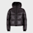 Urban Classics Boys Shiny Puffer Jacket With Hood crna
