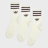 adidas Originals 3 PACK - Crew Sock 3 Streifen weiß