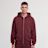 Urban Classics Fluffy Zip Hoody czerwony