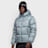 K1X Tag Logo Shiny Puffer Bleu
