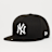 New Era Fitted-Cap 59Fifty Basic MLB New York Yankees zwart