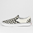 Vans Classic Slip On (Checkerboard) wit