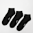 SNIPES 3 PACK - LoCut Socks nero