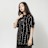 Karl Kani Small Signature Essential Pinstripe OS Tee zwart