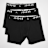 Jordan 3 PACK - Flight Cotton Core Boxer Brief negro