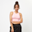 Urban Classics Cropped Rib Top rosa