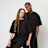 SNIPES Small Logo Essential Oversized Tee negro