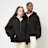 SNIPES Small Logo Essential Oversized Zip Hoodie noir