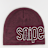 SNIPES Outline Logo Essential Skully Beanie Rot
