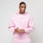 Urban Classics Fluffy Zip Hoody roza