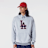 New Era LA Dodgers MLB Rib Infill Oversized Hoodie grau