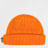 SNIPES Woven Flag Label Basic Fisherman Beanie orange