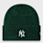 New Era Female Wide Cuff Beanie MLB New York Yankees verde