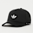 adidas Originals Curved Trucker Cap Schwarz