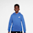 Nike   Sportswear Club Fleece Hoodie Low Brand Read plava