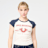 True Religion Raglan Baby Tee beż
