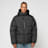Urban Classics Shiny Puffer Jacket With Hood zwart