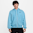 Jordan Brooklyn Fleece Oversized Full-Zip Hoodie blau