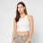 Urban Classics Ladies Cropped Rib Top weiß