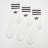 adidas Originals 3 PACK - 3-Stripes Crew Socks weiß