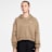 Nike   Sportswear Phoenix Fleece Oversized Crop Hoodie beige