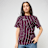 Karl Kani Small Signature Essential Pinstripe OS Tee vermelho