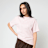 Karl Kani Small Signature Essential Pinstripe OS Tee rosa 
