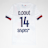 Nike   Doué / No. 14 / Paris Saint-Germain Nike Kids Away Stadium 2024/25 blanc