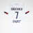 Nike   Kvaratskhelia / No. 7 / Paris Saint-Germain Nike Kids Away Stadium 2024/25 biały